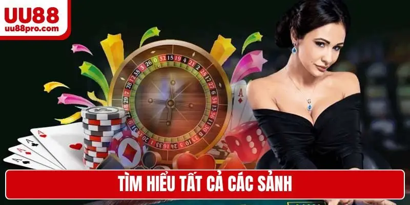 tìm hiểu tất cả các sảnh